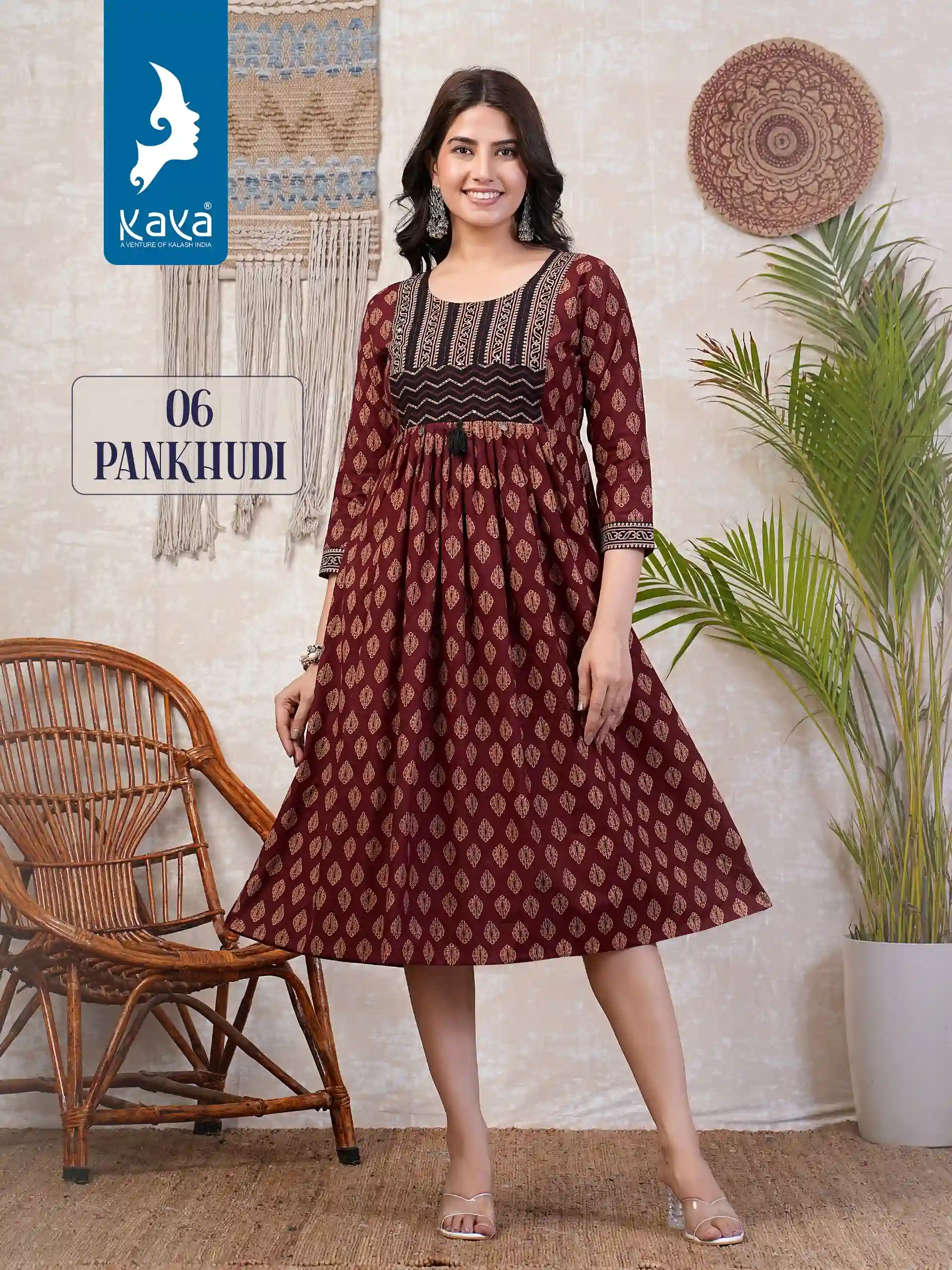 Kaya Pankhudi Cotton Wholesale Fancy Kurtis Catalog — Wholesale Kurtis, Kaya wholesale from Surat — view 3